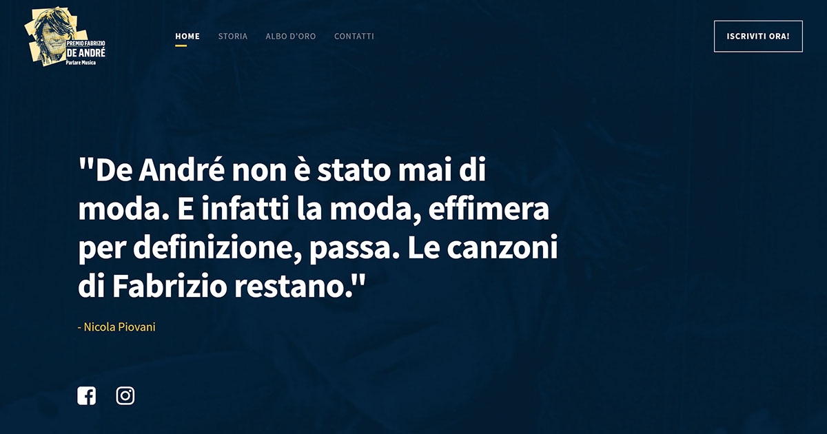 (c) Premiofabriziodeandre.it